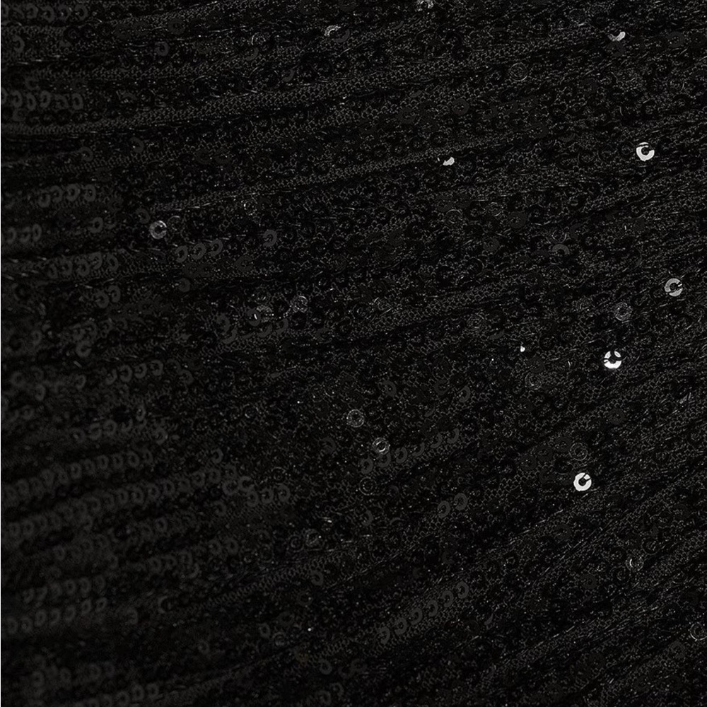 GB Social Black Asymmetrical Hem Sequin Mini dress - Picture 4 of 9